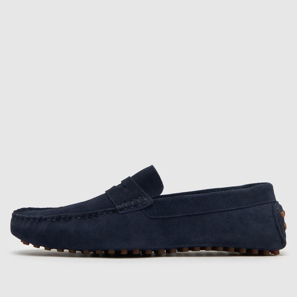 Richie Suede Driving in Navy