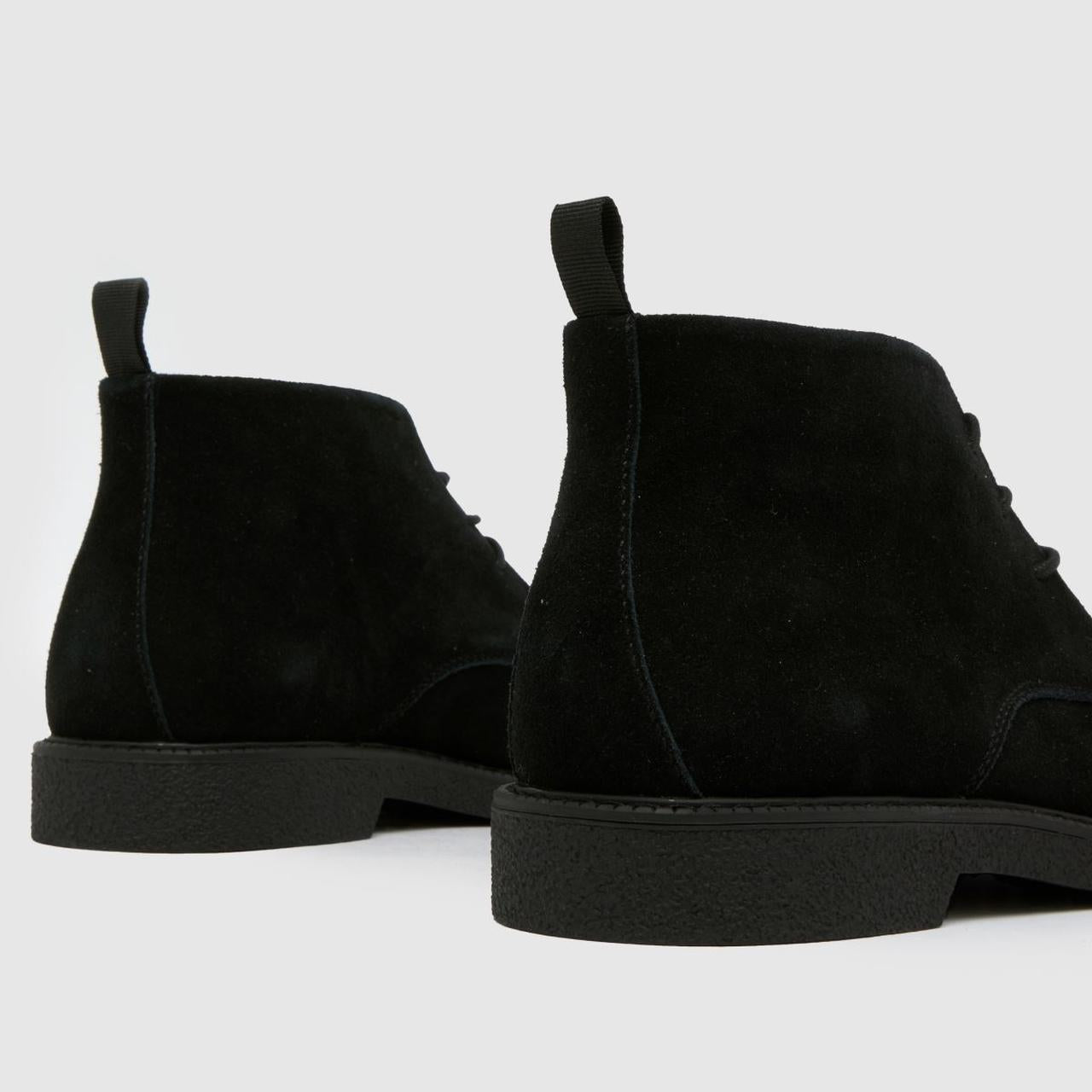 Dabi Suede Apron Lace Up in Black