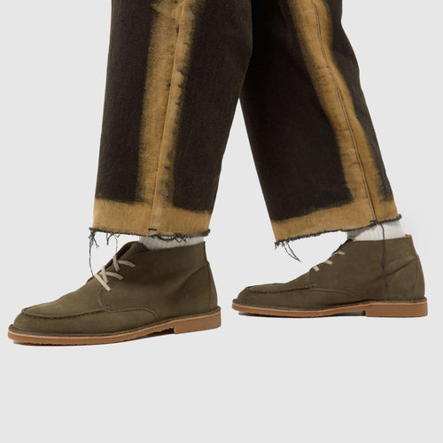 Dexter Suede Apron in Khaki