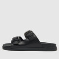 Sami Leather Footbed in Black