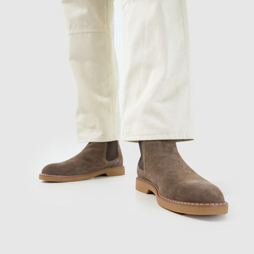 Dawn Suede Chelsesa in Taupe