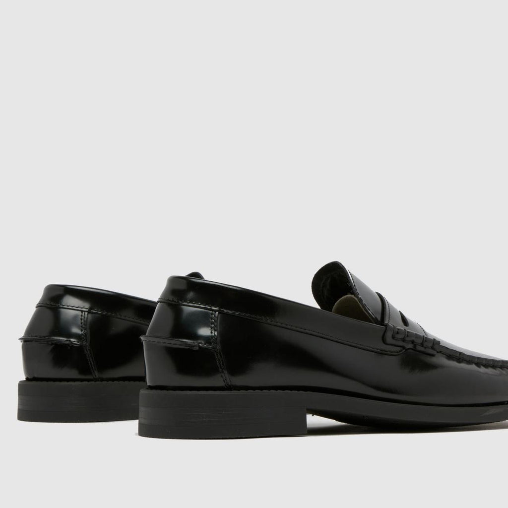 Reach Box Leather Loafer in Black