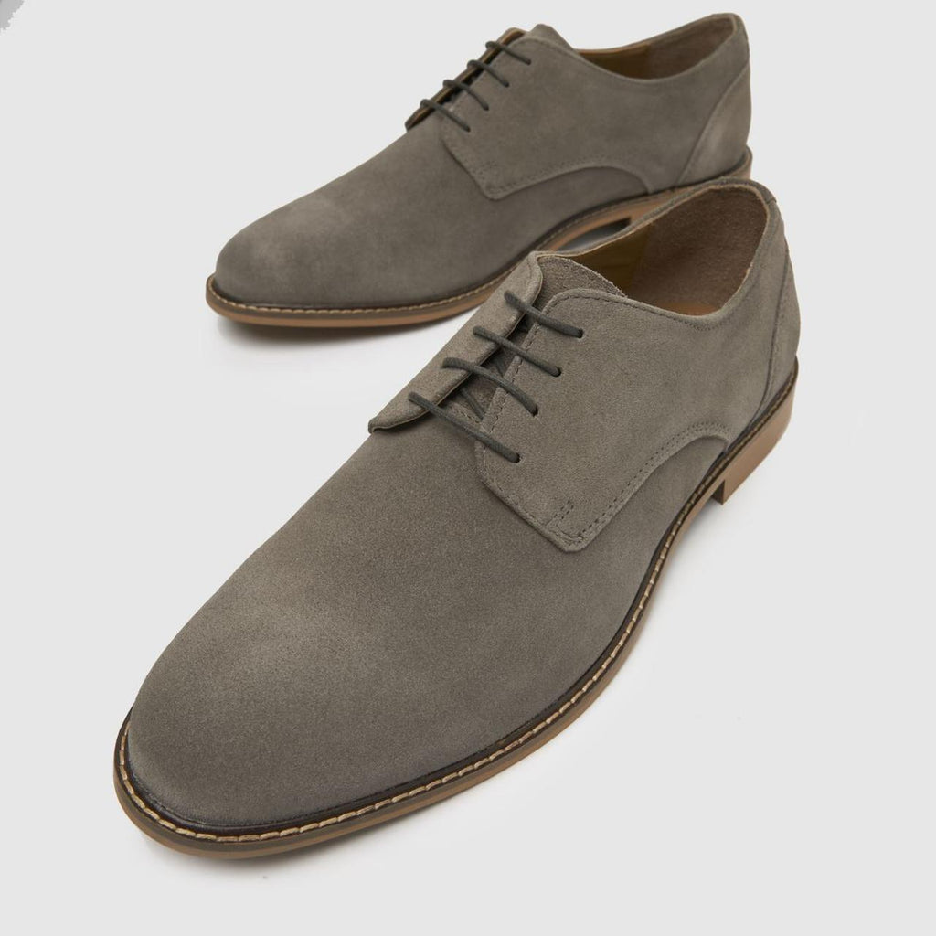 Ruben Suede Derby in Grey