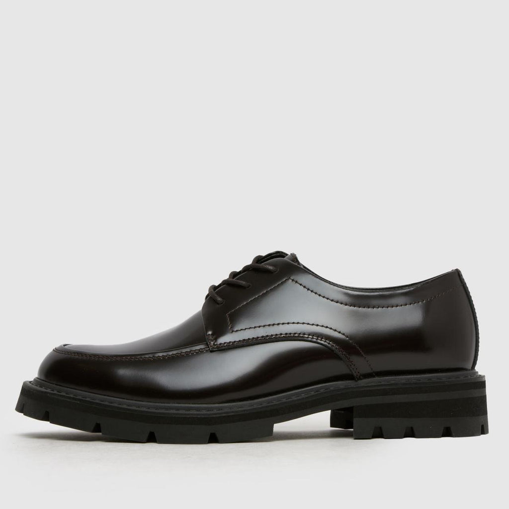 Pascal Leather Lace Up in Dark Brown