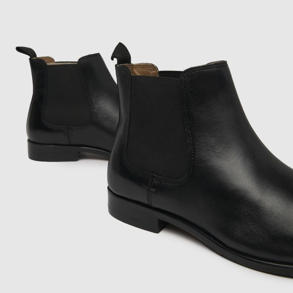 Dominic Leather Chelsea in Black