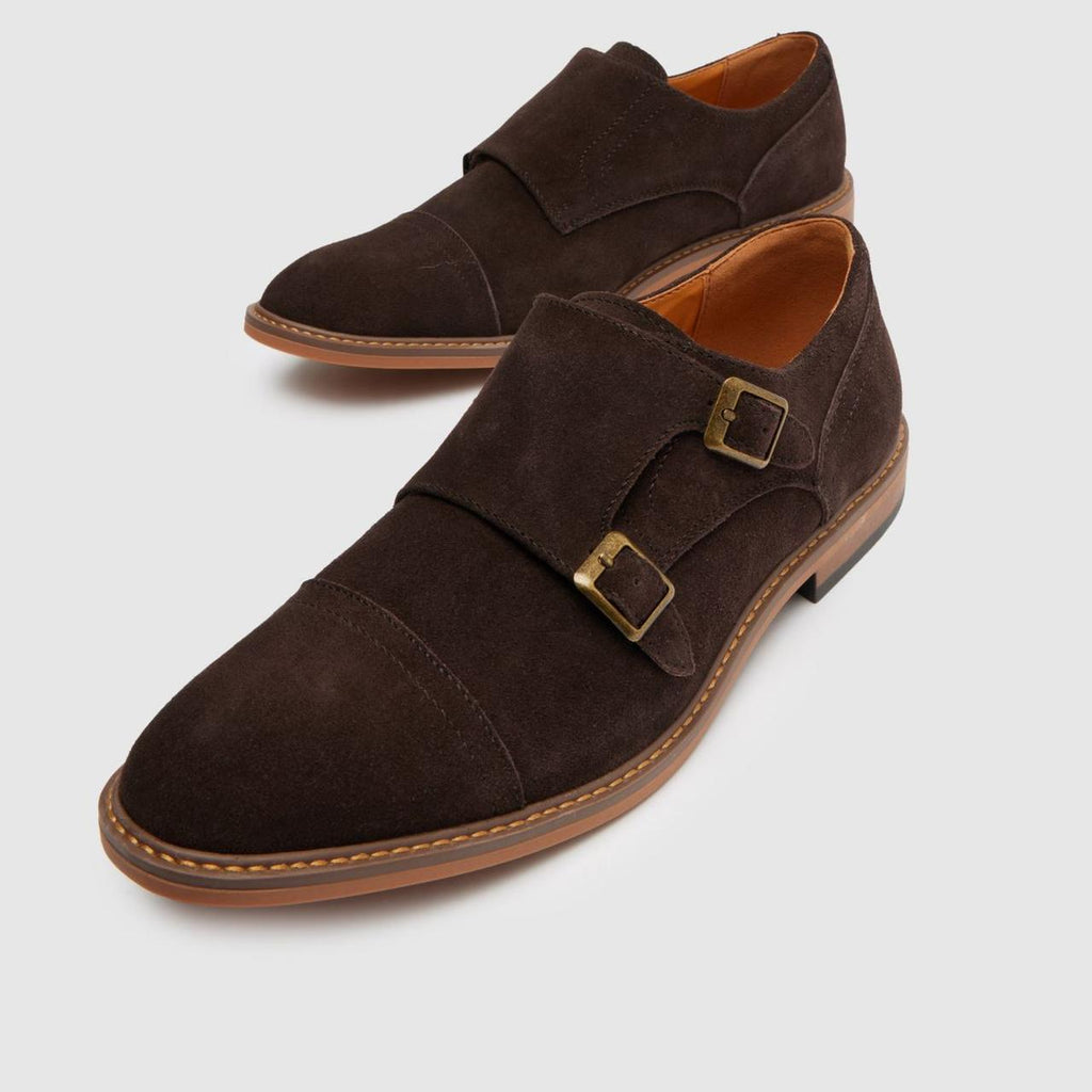 Rio Suede Monk in Brown