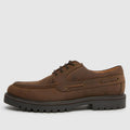 Patrick Leather Lace-Up in Brown