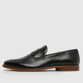Rune Leather Loafer in Black